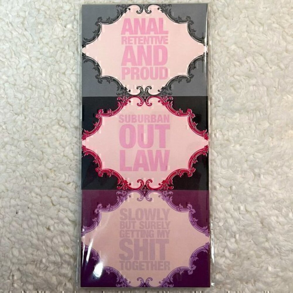 Inviting Co. "Naughty Betty" Sticky Notepads - Set of 3